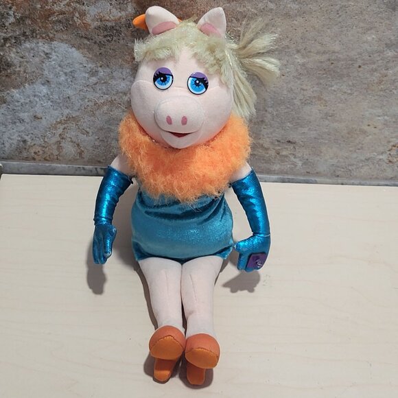 Vintage Miss Piggy The Muppets Plush Doll Stuffed Animal - Picture 12 of 12